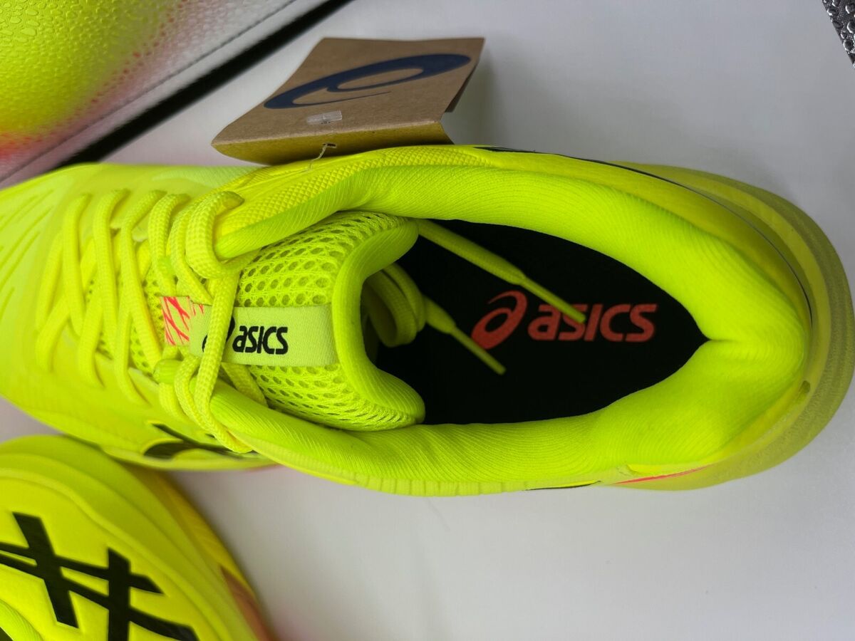ASICS Volleyball Shoes SKY ELITE FF 3 PARIS Safety Yellow ASICS Volleyball Shoes SKY ELITE FF 3 PARIS Safety Yellow