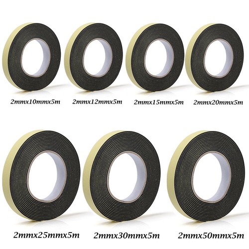 Window Door Seal Strip Foam Sponge Rubber Strip Tape Single Sided Adhesive - Picture 3 of 20