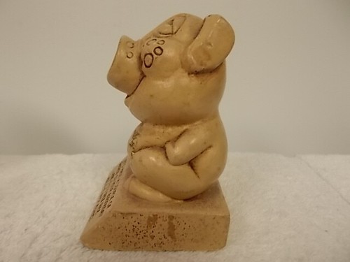Vintage Paula 1971 Let's Have A Couple of Snorts Birthday Pig Figurine Statue - Picture 4 of 6