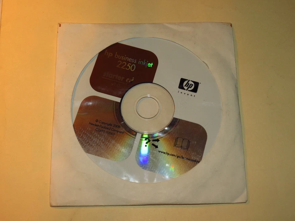 NEW HP Business Inkjet 2250 Starter CD v1.0 STILL SEALED!!! - Image 2 of 4
