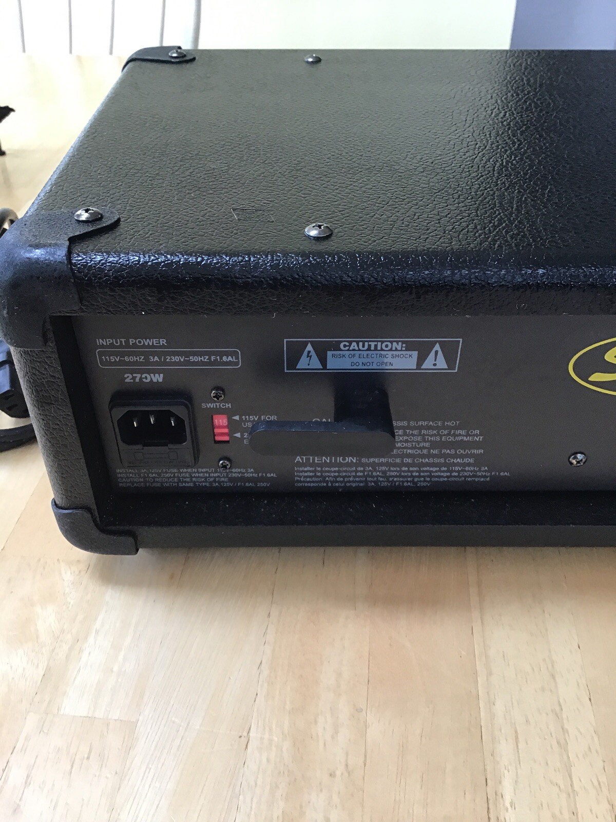 squier 4 channel pa system