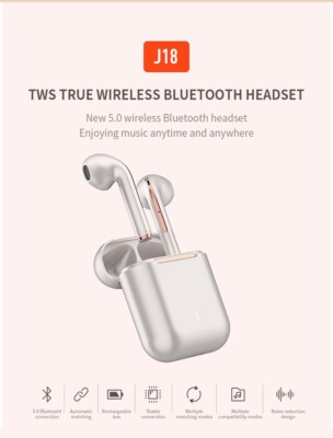 Xiaomi Bluetooth Ohrhörer True Wireless Kopfhörer Geräuschunterdrückung Headset HD weiß