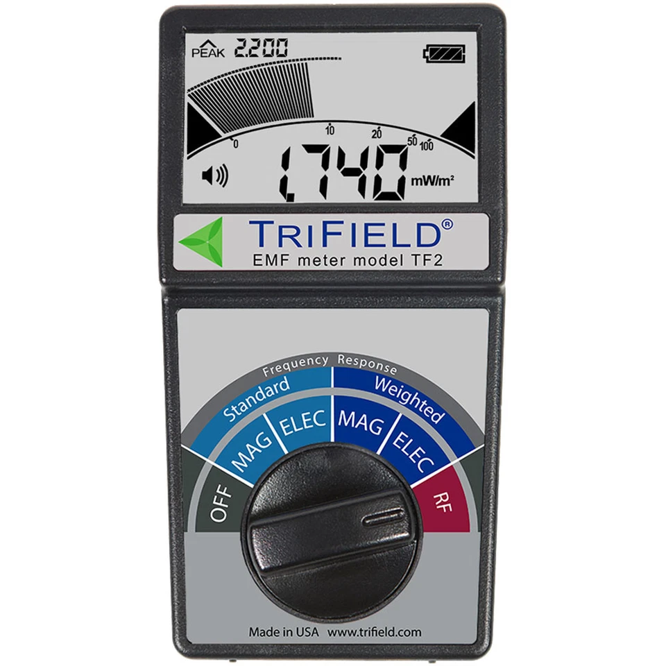 TriField EMF Meter Model TF2 with Carrying Case - Bild 3 von 4