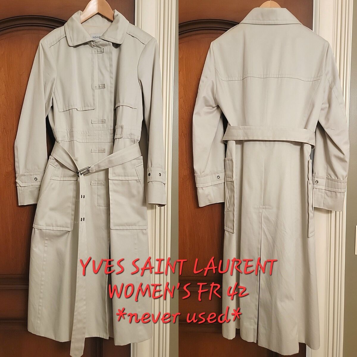 Yves saint laurent trench 2025 Yves saint laurent trench 2025