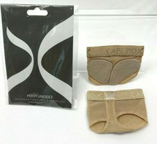 Capezio Footundeez Modern Lyrical H07 Dance Half Sole Shoes Nude NEW Teen/Adult