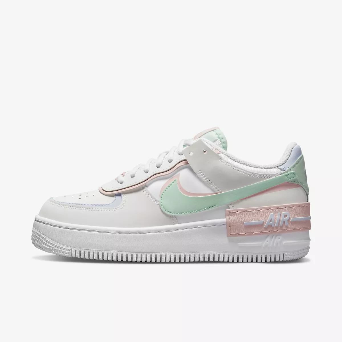 Mordrin Zeeman Poëzie Nike Air Force 1 Shadow Low White Pink Mint Foam CI0919-117 11.5 Women = 10  Men | eBay