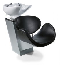 Nelson Waschanlage Stylwash Bowy schwarz Friseureinrichtung - Friseurstuhl - Was
