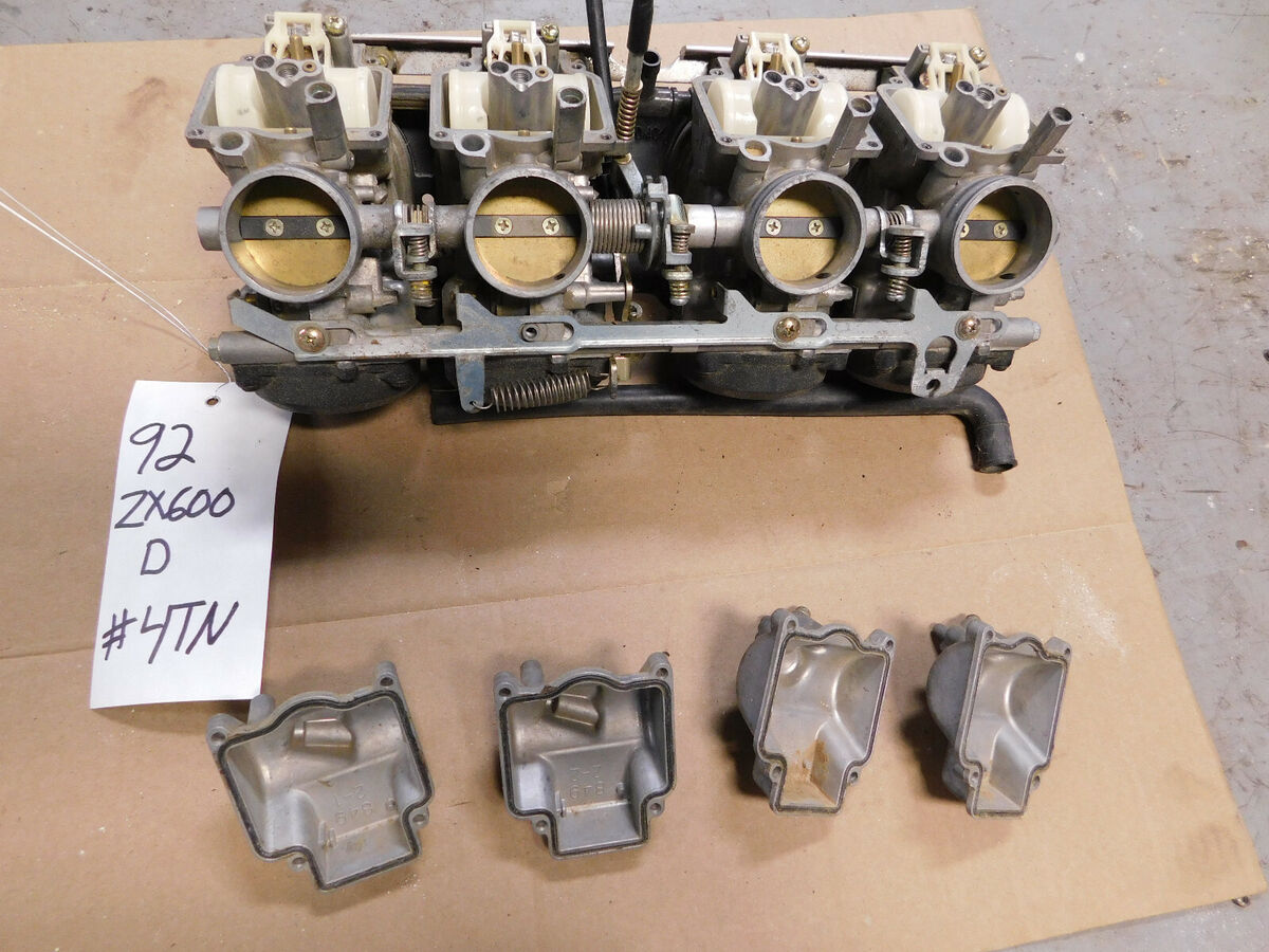 kawasaki Ninja 600 zx600D carburetors carbs carb set rack kawasaki Ninja 600 zx600D carburetors carbs carb set rack