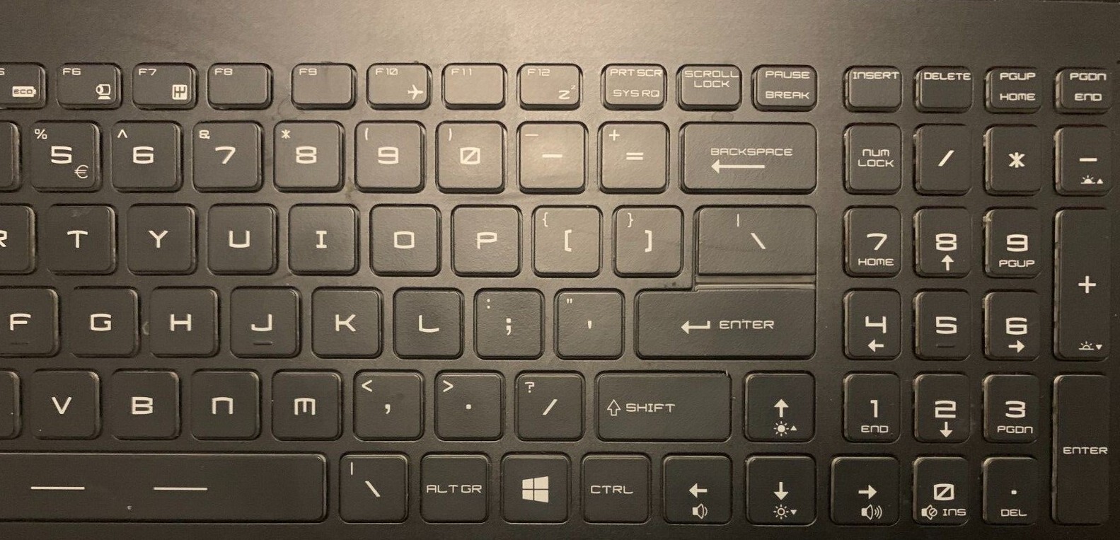 MSI GP62 LEOPARD | GE62 | GE62VR APACHE LAPTOP KEYBOARD REPLACEMENT KEYS KEYCAPS