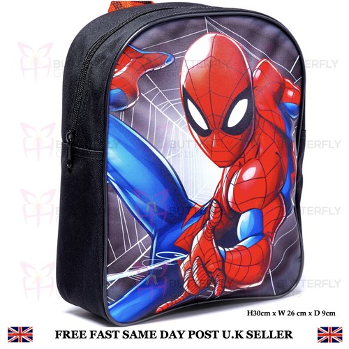 Niños Niños Bolso Escolar Mochila Bolso Mensajero Vengadores Batman DC Spiderman - Imagen 71 de 80