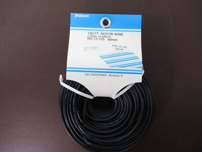 Philmore 100' Rotor Wire 3 Cond. 22 AWG-UL, No. 15-129 (L ED)