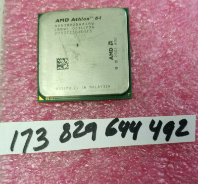 AMD Athlon 64 3800+ CPU Processor 512KB 2GT/s Socket