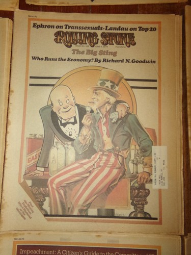 13 Vtg 1974 Rolling Stone Magazine Lot - Picture 8 of 14