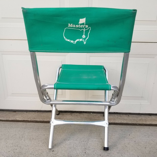 VINTAGE Masters Tournament Folding Chair Augusta National Golf Green