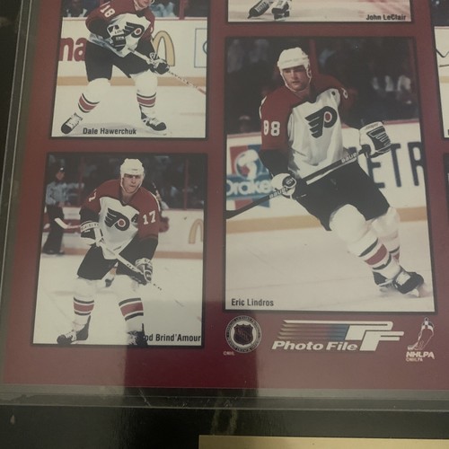 Philadelphia Flyers VTG 1996/97NHL Hockey Framed Wall Art Plaque Poster - Picture 6 of 6