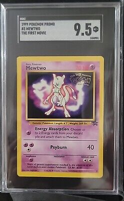1999 Pokémon TCG Black Star Promo #3 Mewtwo WB STAMP 9.5 SGC 1999 Pokémon TCG Black Star Promo #3 Mewtwo WB STAMP 9.5 SGC