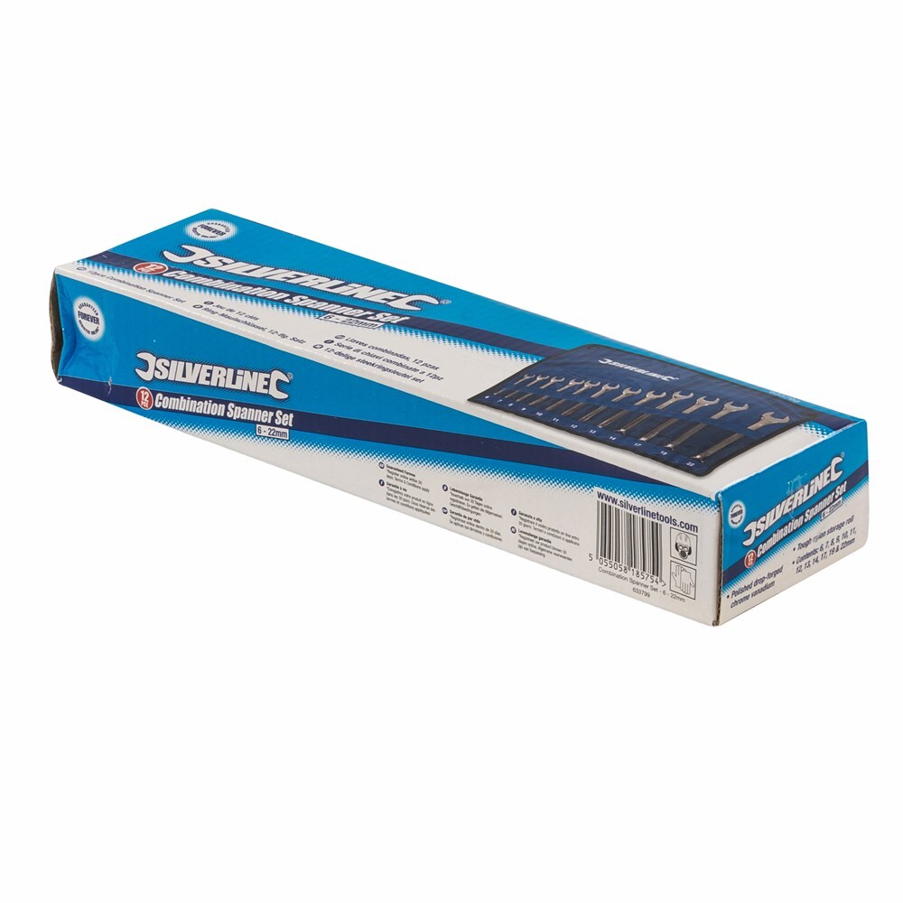 Clés mixtes Silverline pour débloquer les écrous grippés sans riper coffret 12 pièces - 2