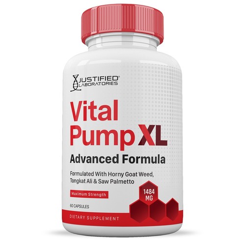 VItal Pump XL for Men Advanced Formula 1484MG Pills Vitamin Supplement 5 Pack - Picture 3 of 6