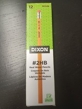 Dixon No. 2 Pencil HB  2 Black Lead Yellow Barrel 12/Pack X14402X