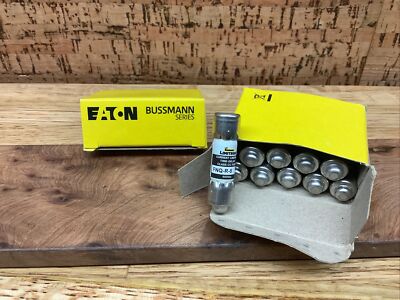 Bussmann FNQ-R-5 Class CC 5 Amp Fuses 600 Volt Tron  - NEW Box Of 10 Fuses