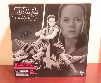 Hasbro Star Wars Black Series 6'' Rey (Jedi Training) Crait Exclusive Figure NIB