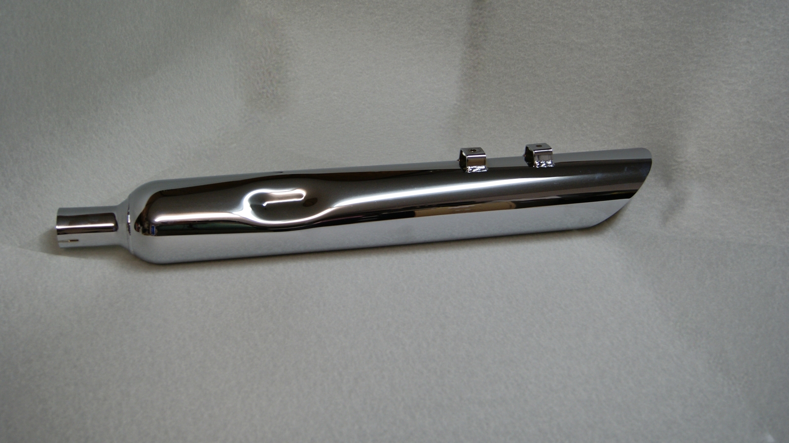 Jones Exhaust Chrome 4" Full Boar Angle SlipOn Mufflers 1.75" Baffle