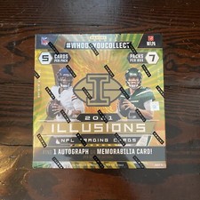 2021 Panini Illusions NFL Football Mega Box Sealed In Hand Ships Today Rare HTF