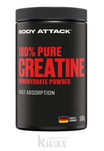 Body Attack 100% Pure Creatine Pulver - 500g