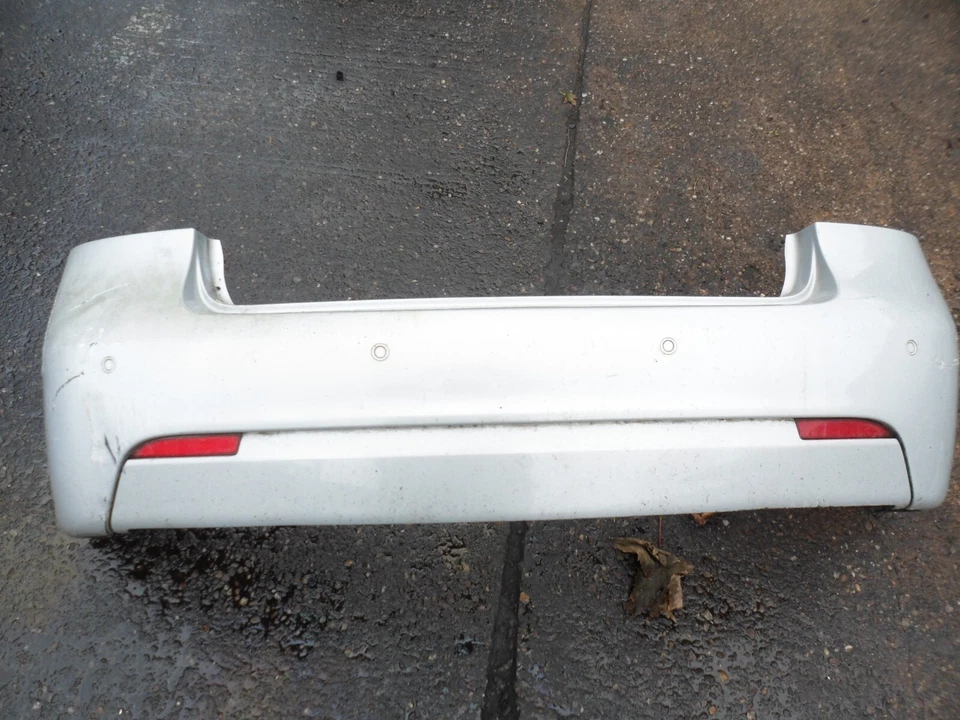 SAAB 9-3 2007 COMPLETE REAR BACK BUMPER IN SNOW SILVER 309