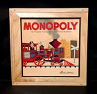Monopoly Parker Brothers Nostalgia Game Series Wood Box Vintage Never Used Read