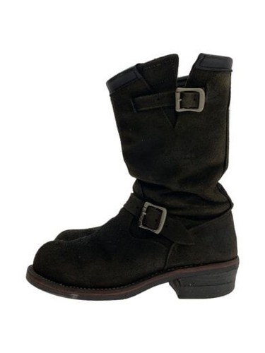 CHIPPEWA/engineer boots/40/BLK/suede/1901M67