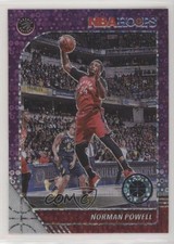 2019 Panini NBA Hoops Premium Stock Purple Disco Prizm Norman Powell #184 11ye