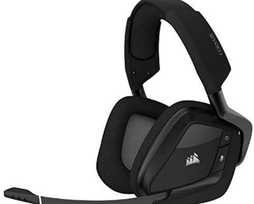 Corsair Void RGB Elite Carbon Over Head Gaming Headset - Picture 1 of 1