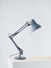 Ex Display John Lewis Elliott Desk Lamp, Gloss Slate Blue