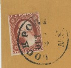 Mr Fancy Cancel SC 11 CAMEO AD MERCHANT'S CELEBRATED GARGLING OIL LOCKPORT NY  — photo 3