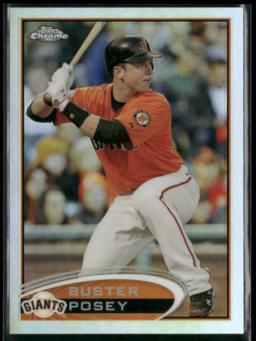 Buster Posey 2012 Topps Chrome Refractors #24