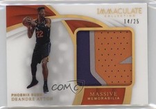 2018-19 Panini Immaculate Massive Memorabilia 14/25 DeAndre Ayton #MM-DAY y8h