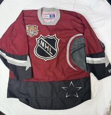 Vintage 2002 NHL All Star Game CCM Hockey Jersey Red XL Made Canada Rare