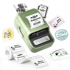 NIIMBOT B21 Label Printer Bluetooth Thermal Label Maker with 50x30mm Labels