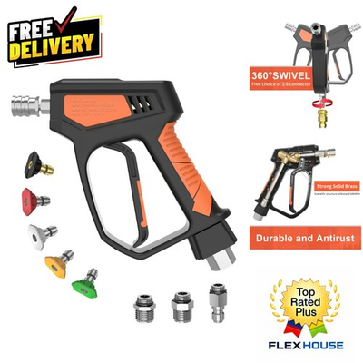 #ad Powerful 5000 PSI Pressure Washer with Quick Connect Fittings amp; 5 Nozzle Options $68.49