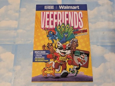 NYCC 2025 VEE FRIENDS BY WALMART EXCLUSIVE COMIC AND MINI STICKER PACK SEALED