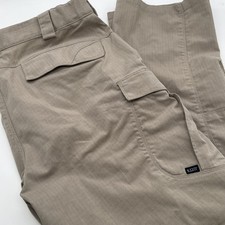 5.11 Tactical Ripstop Cargo Pants Mens 36 X 30 Tan EMS Fire Pockets Workwear