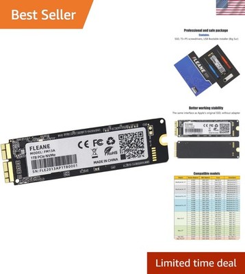 Upgrade Your Mac with 256GB High-Speed NVMe SSD - Compatible with MacBook Models