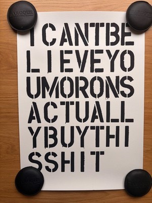Epi Morons - nummerierter signierter 35/50 Siebdruck - Banksy Christopher Wollstil