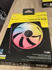 Corsair iCUE LINK LX140-R RGB PWM Reverse, Gehäuselüfter schwarz, 140 mm