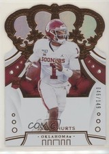 2020 Panini Chronicles Draft Picks Crown Royale Mirror Holo /149 Jalen Hurts fm0
