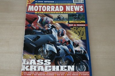 5) Motorrad News 09/2000 - BMW R 100 GS i Welling mi