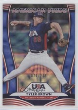 2020 Panini Donruss American Pride Blue 74/249 Gerrit Cole Tyler Brown #AP13 gh4
