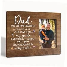 Sympathy Gift for Loss of Dad, In Love Memory of Dad Photo Frame, Show 4 Men 3
