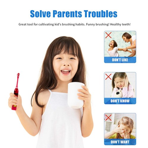 Children's Electric Toothbrush Baby Toddler Cute Toothbrushes Childrens - Picture 5 of 11